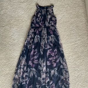 Purple and Navy Sparkly Candalite Dress